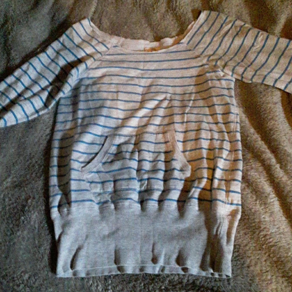 L.e.i striped sweater